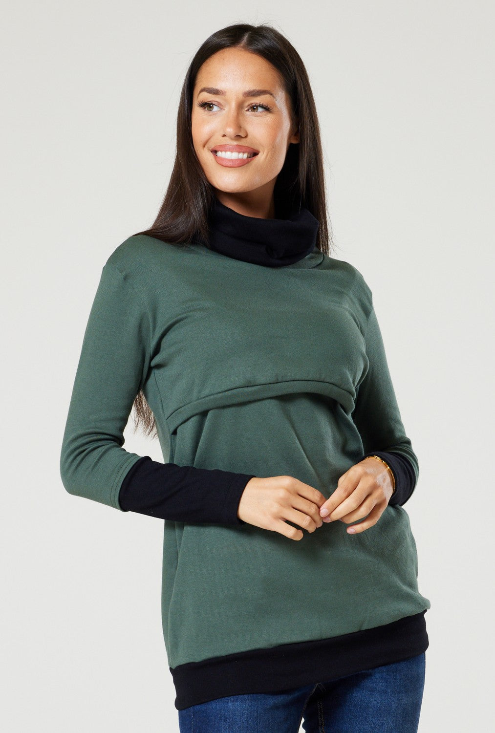 Maternity Nursing Jersey Sweatshirt