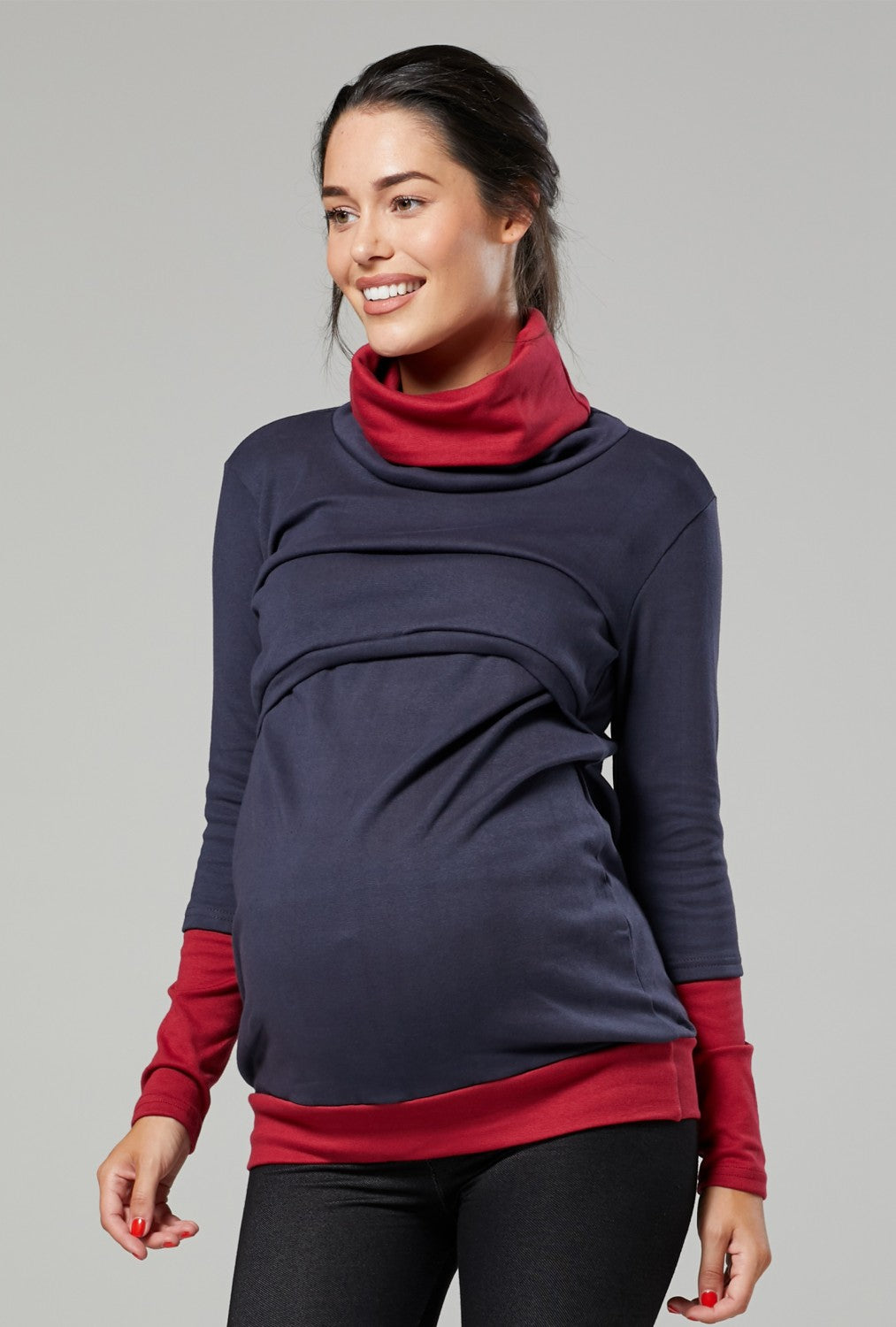 Maternity Nursing Jersey Sweatshirt