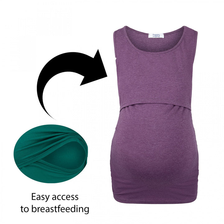 Maternity Sleeveless 3-PACK Cotton Tops