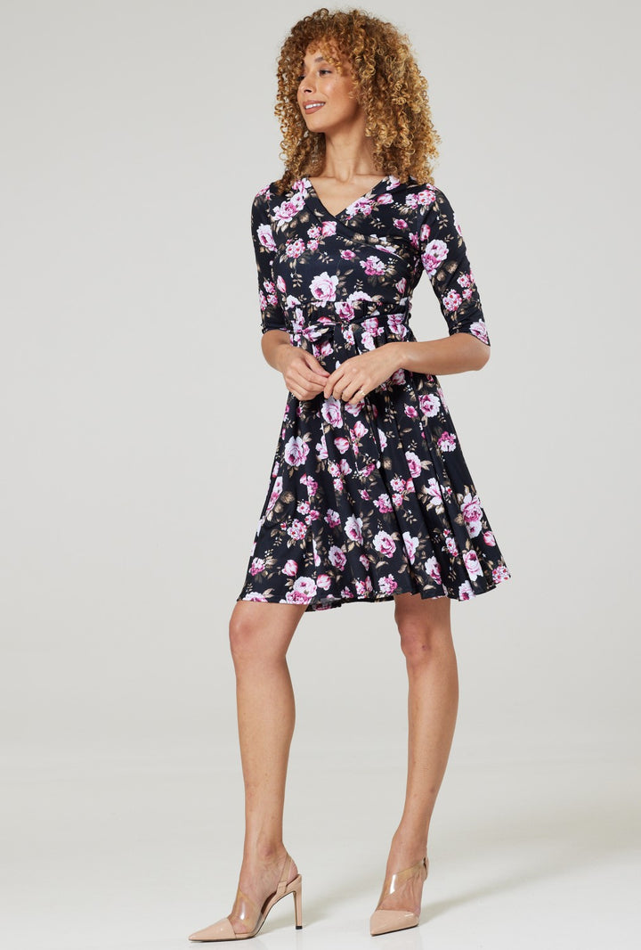 Maternity Nursing Midi Dress