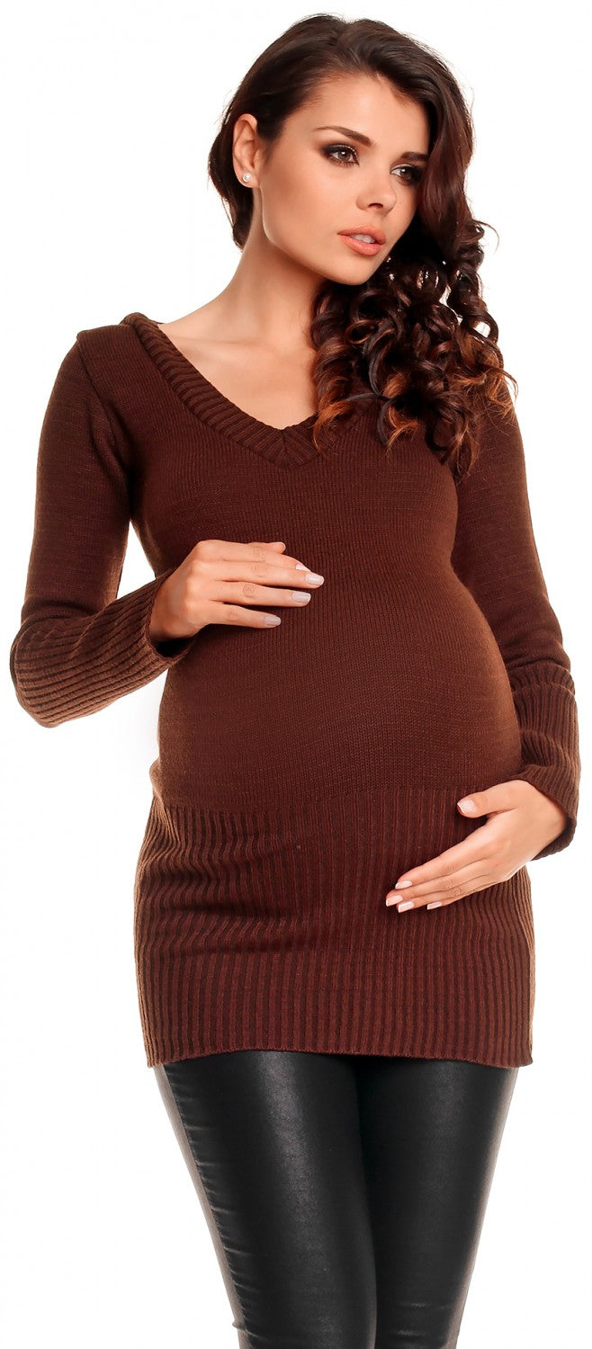 Hooded Maternity Jumper