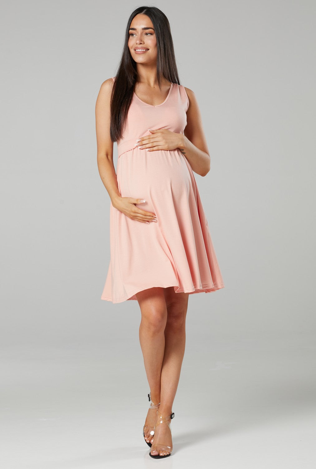 Maternity Summer Nursing Mini Dress