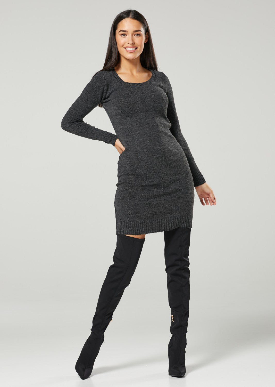 Maternity Knitted Mini Dress / Tunic