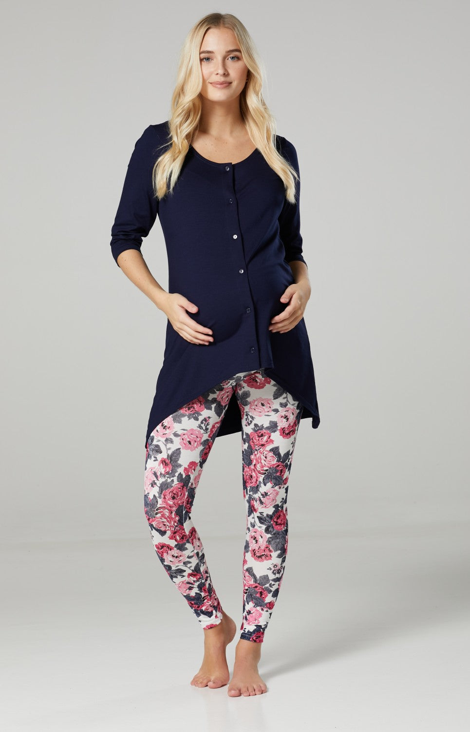 Maternity Nursing Loungewear PJ Set