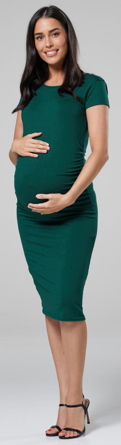 Maternity Bodycon Midi Dress