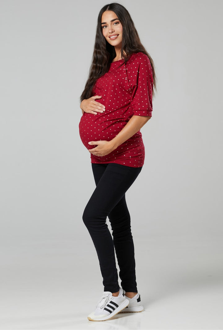 Maternity Nursing Batwing Top