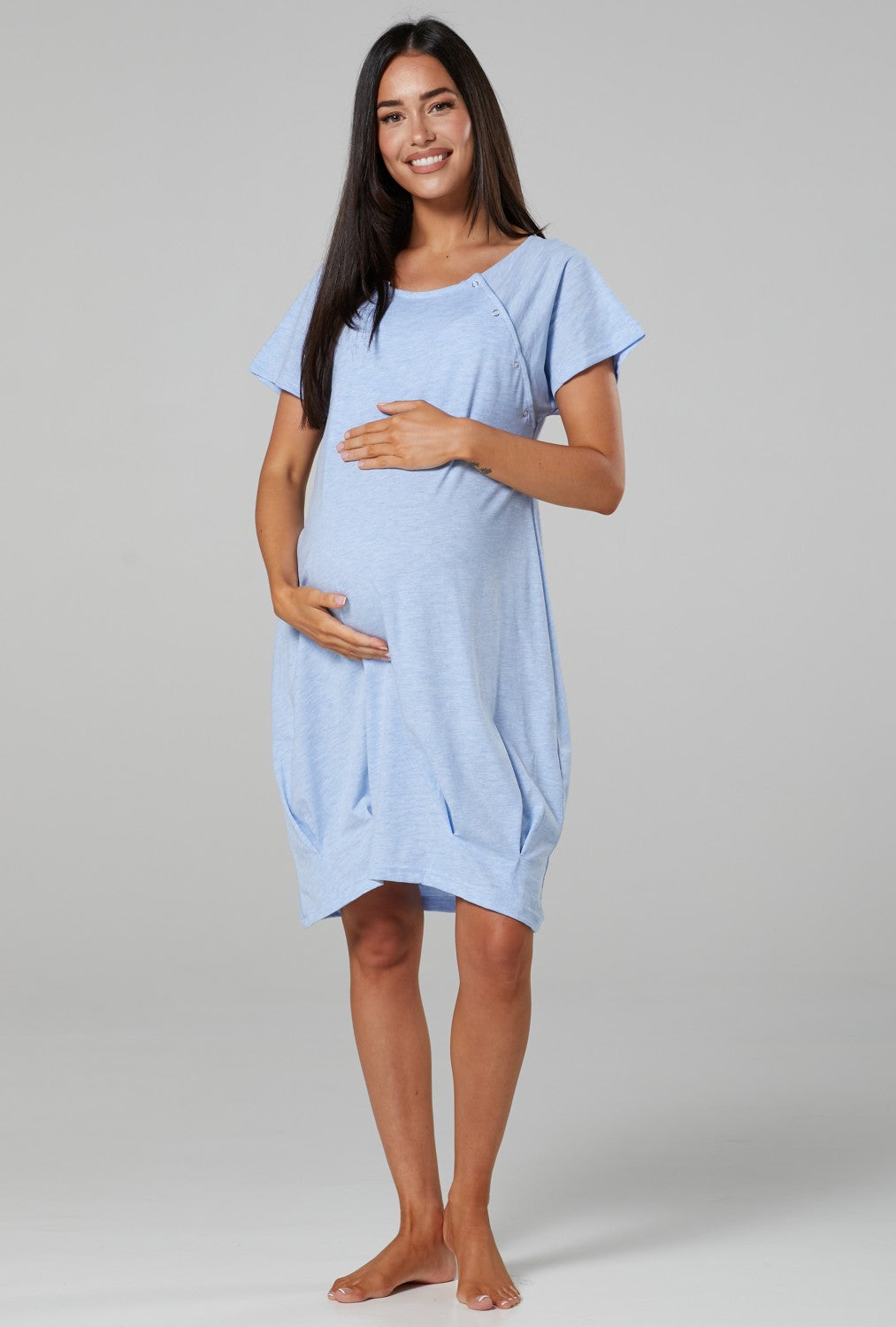 Maternity Skin to Skin Delivery Gown – Happy Mama