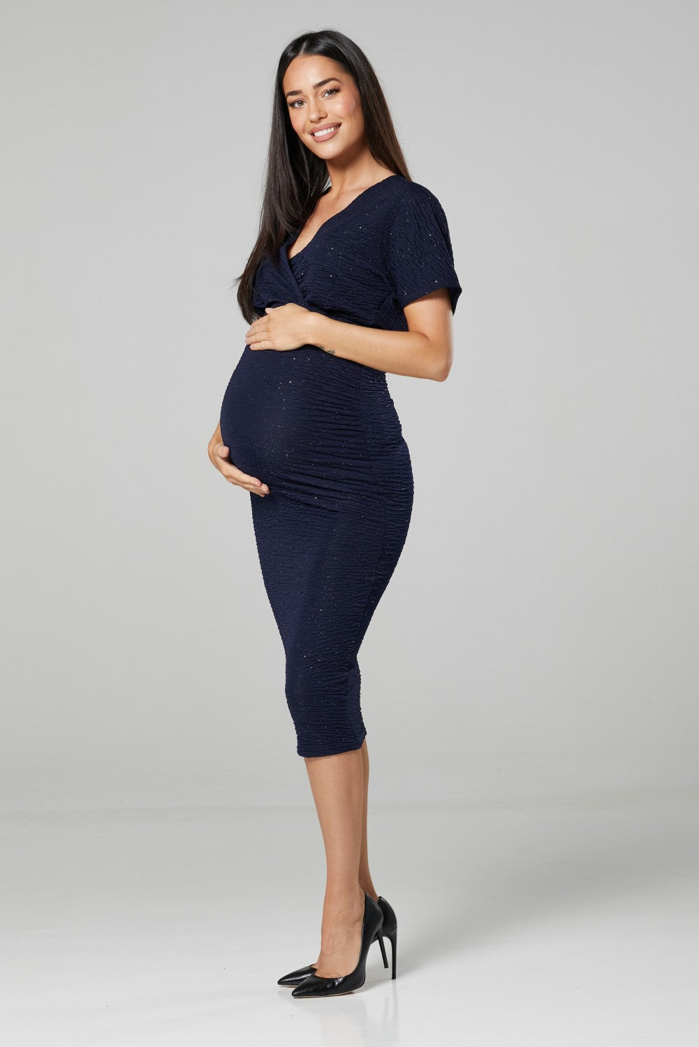 Maternity Gliterry Bodycon Dress