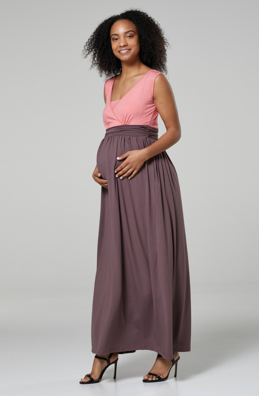 Maternity Nursing Maxi Dress