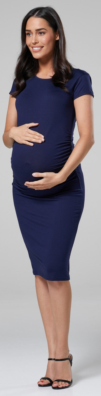 Maternity Bodycon Midi Dress