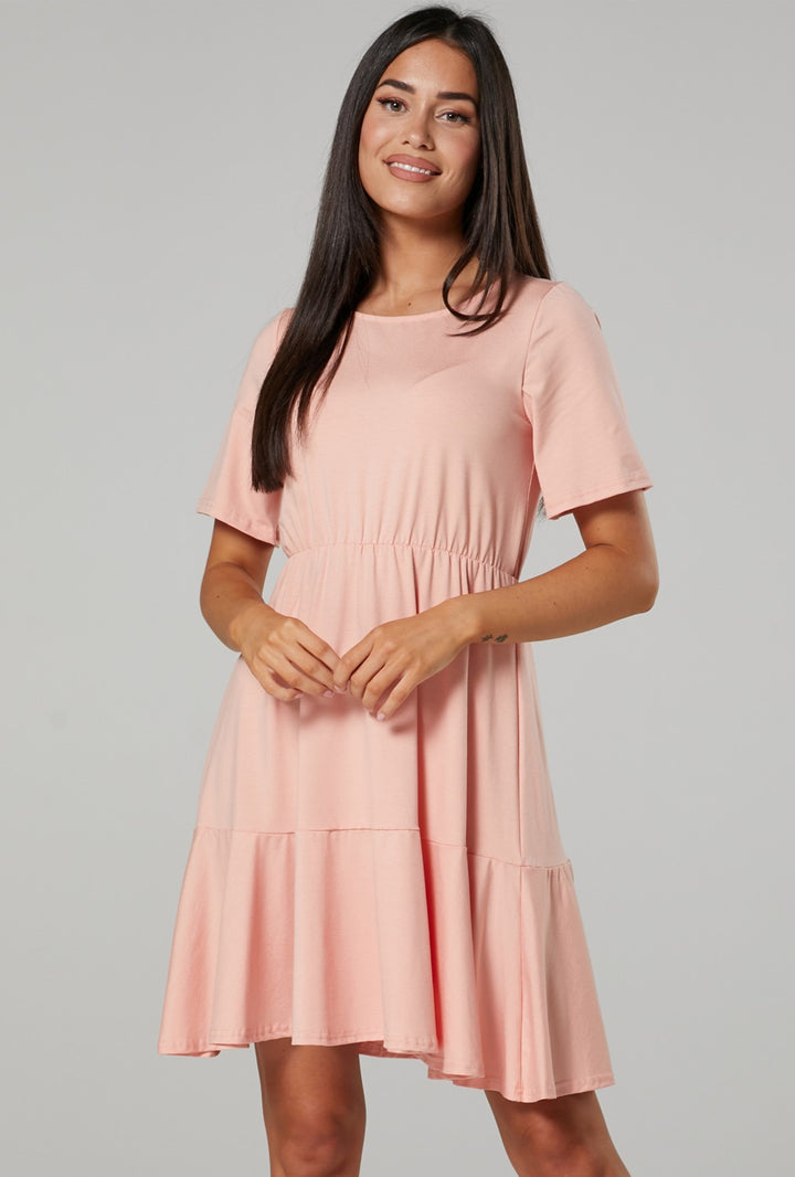 Maternity Smock Jersey Mini Dress