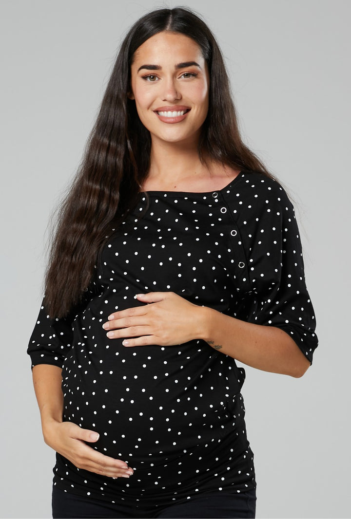 Maternity Nursing Batwing Top