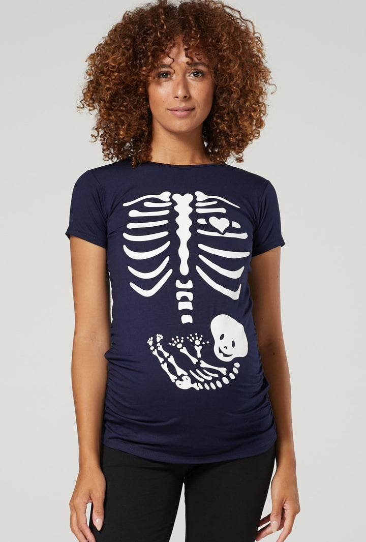 Baby Skeleton Maternity Top