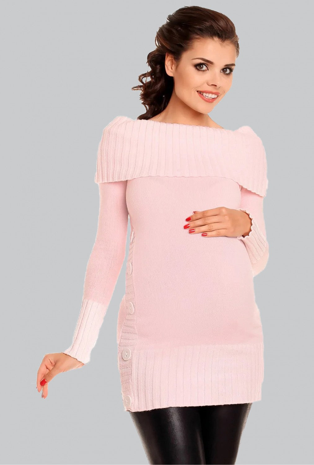 Maternity Knitted Jumper Dress