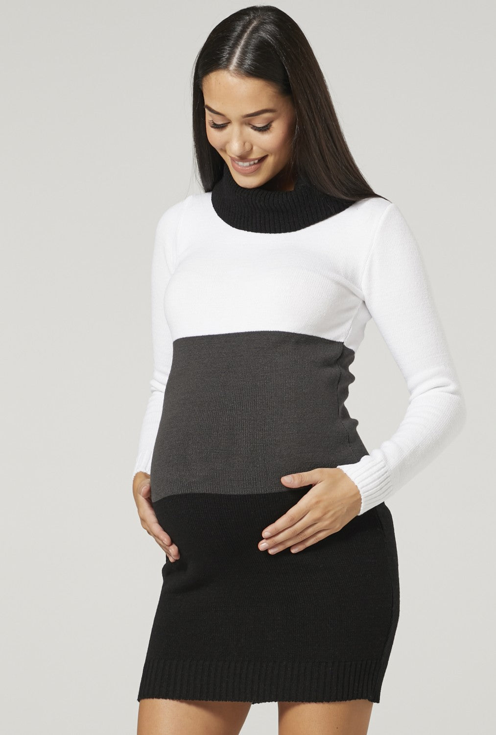 Women’s Maternity Knitted Jumper Dress