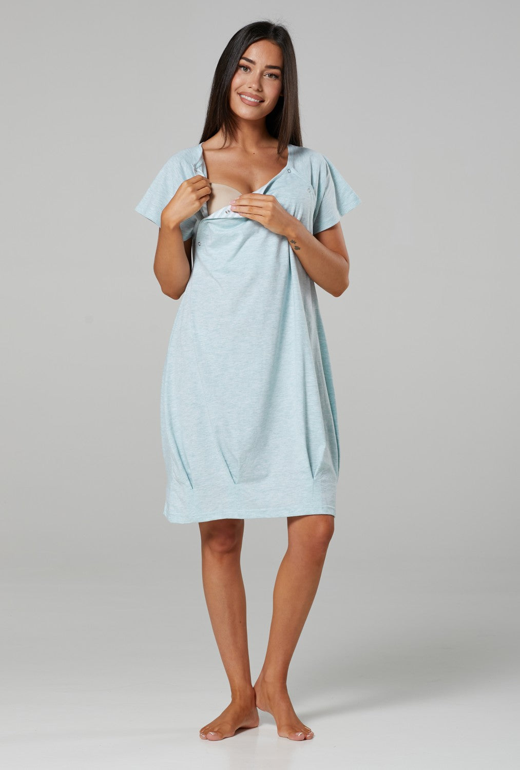 Light Blue Birthing Gowns Labor Gowns, Delivery Gowns, Hospital