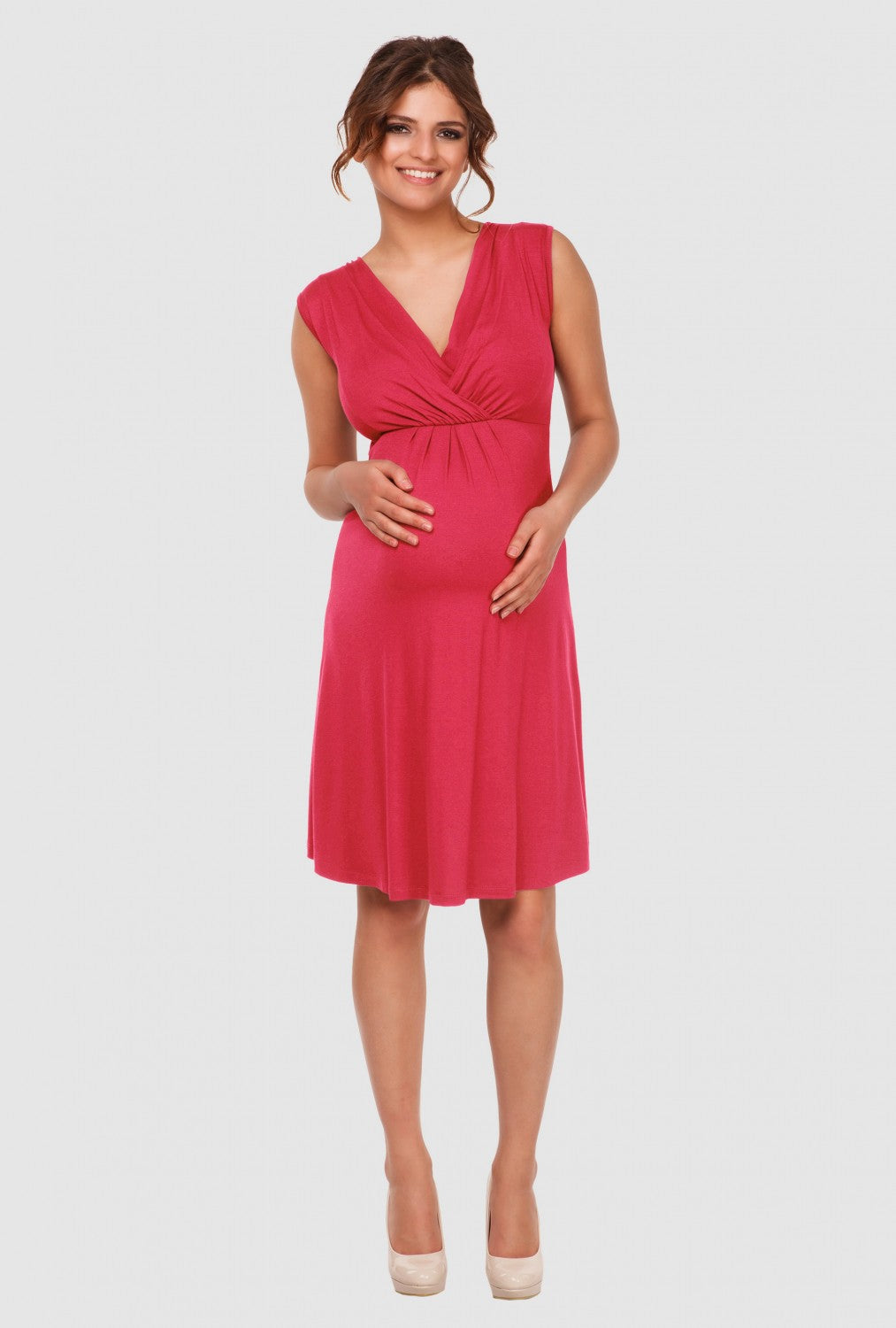 Maternity & Nursing Wrap Summer Dress