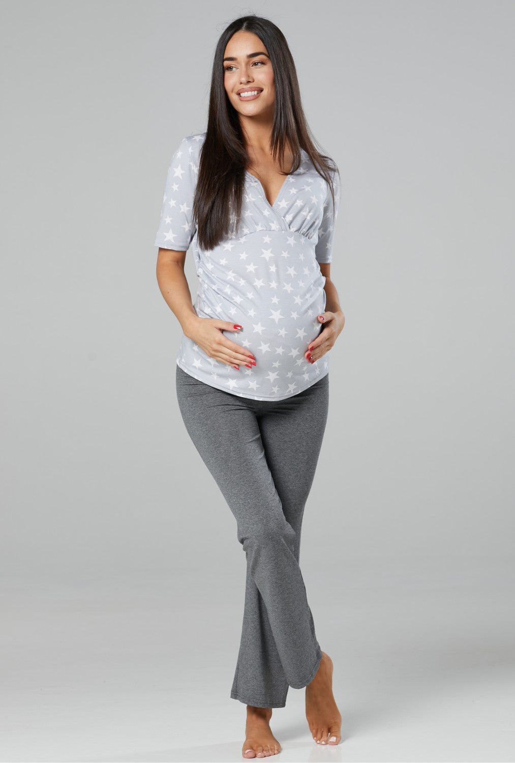 Maternity Nursing Breastfeeding Pyjama