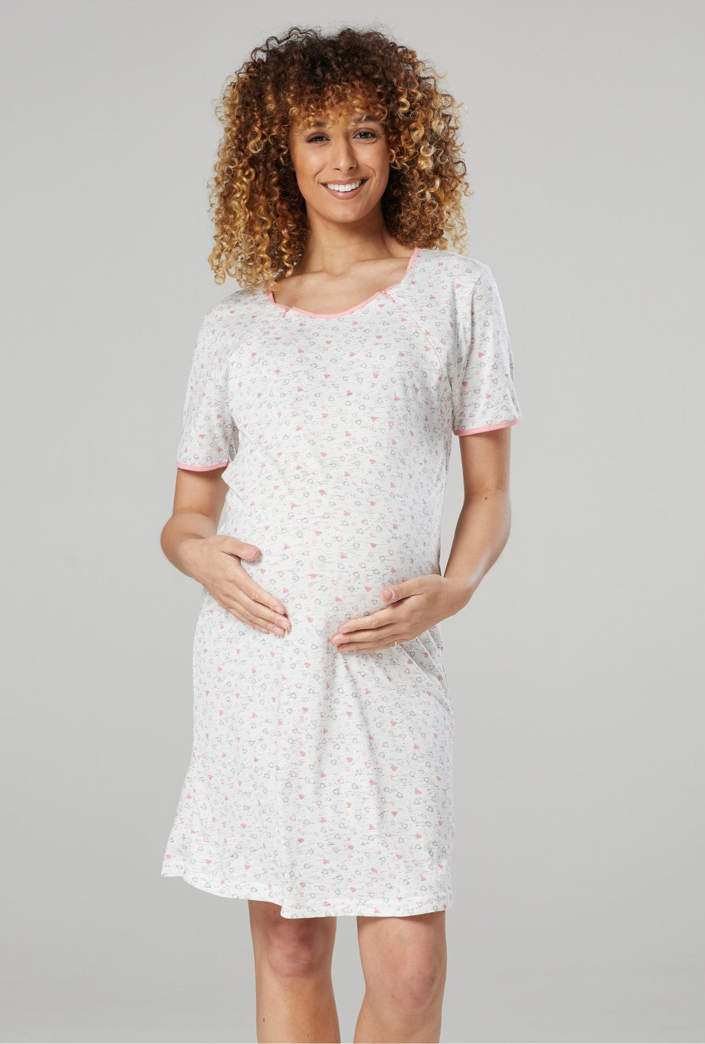Maternity Breastfeeding Nightdress & Dressing Gown