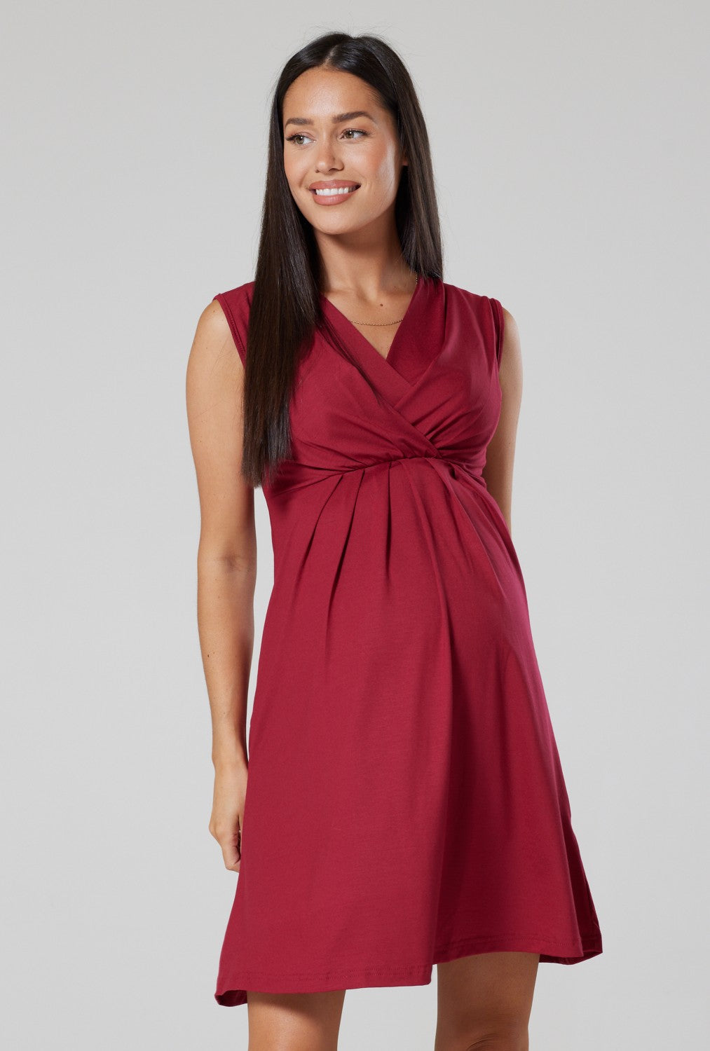 Maternity & Nursing Wrap Summer Dress