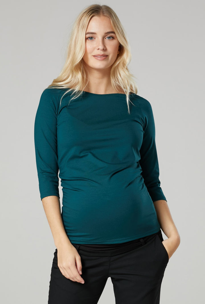 Jersey Maternity Top 3/4 Sleeves