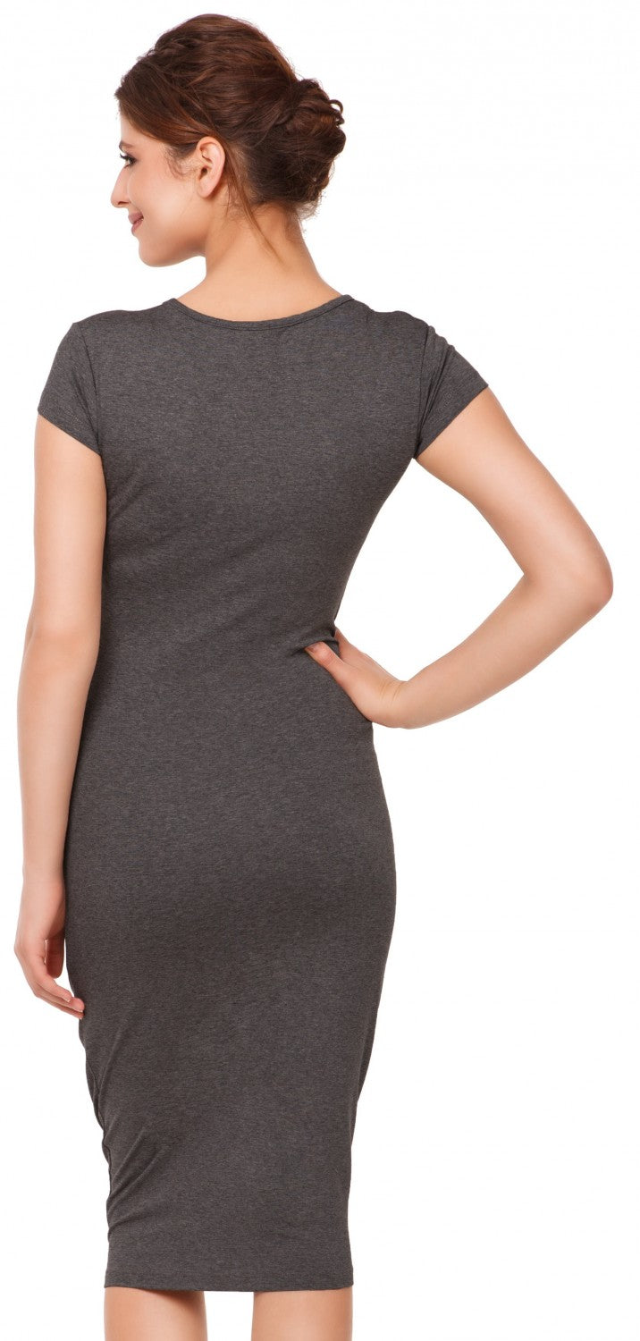 Maternity Bodycon Midi Dress