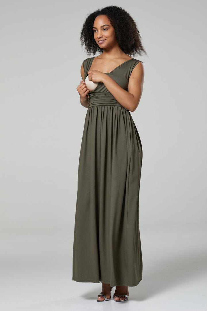 Maternity Nursing Maxi Dress