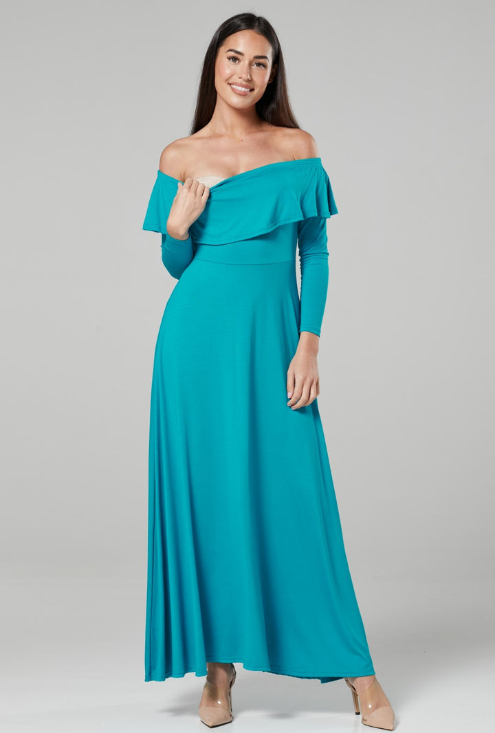 Maternity Nursing Maxi Dress