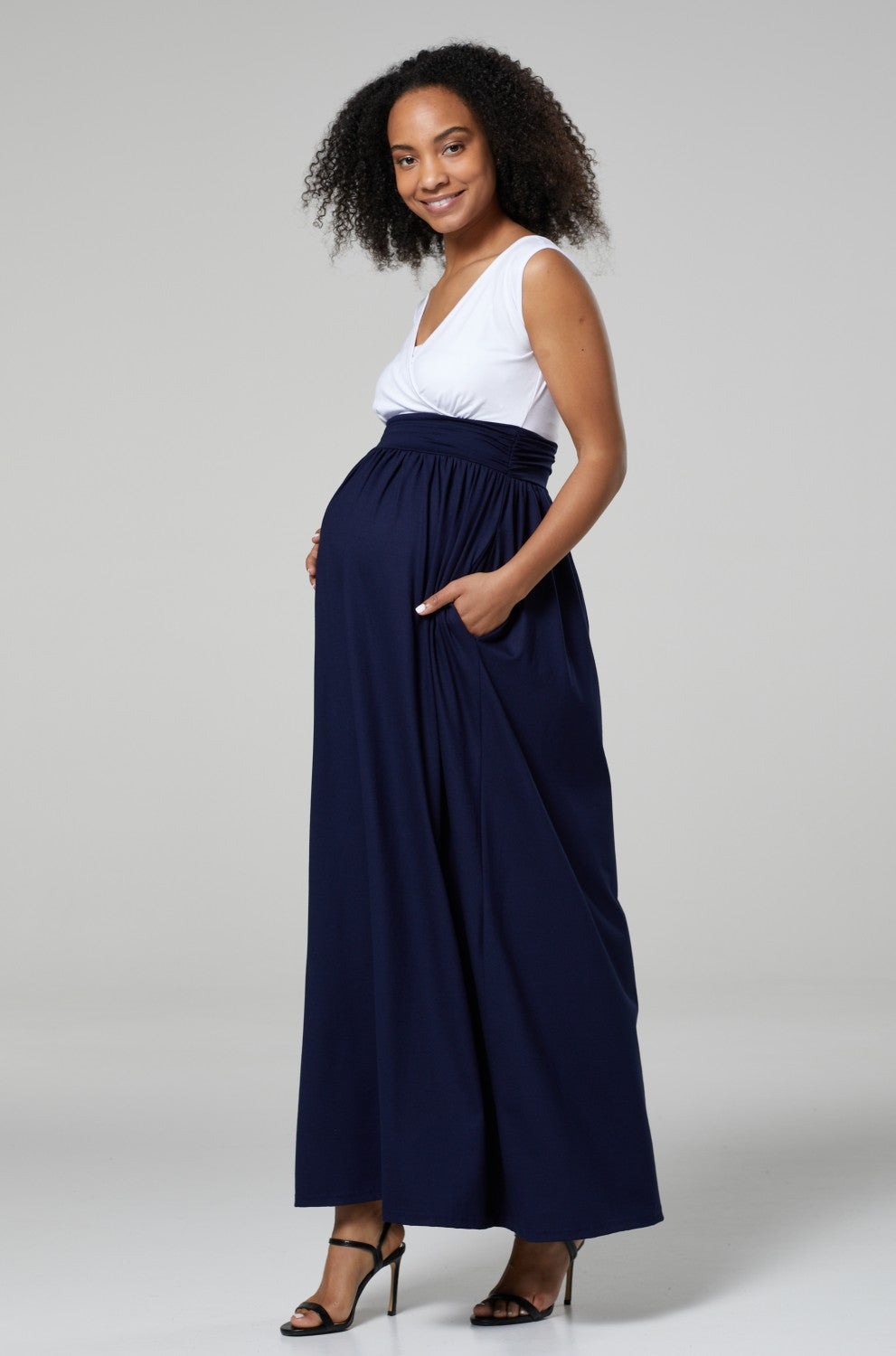 Maternity Nursing Maxi Dress