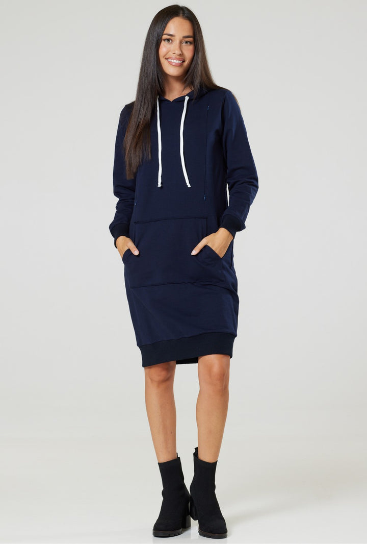 Maternity Nursing BLING Hooded Dress