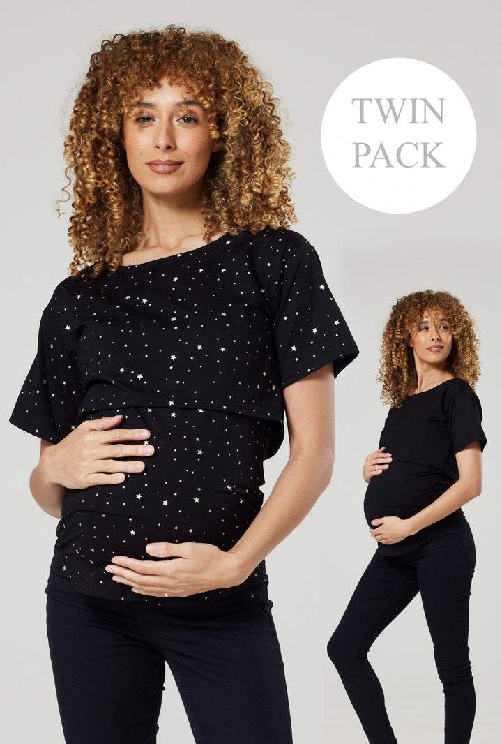 Two Pack - Maternity & Nursing Tee