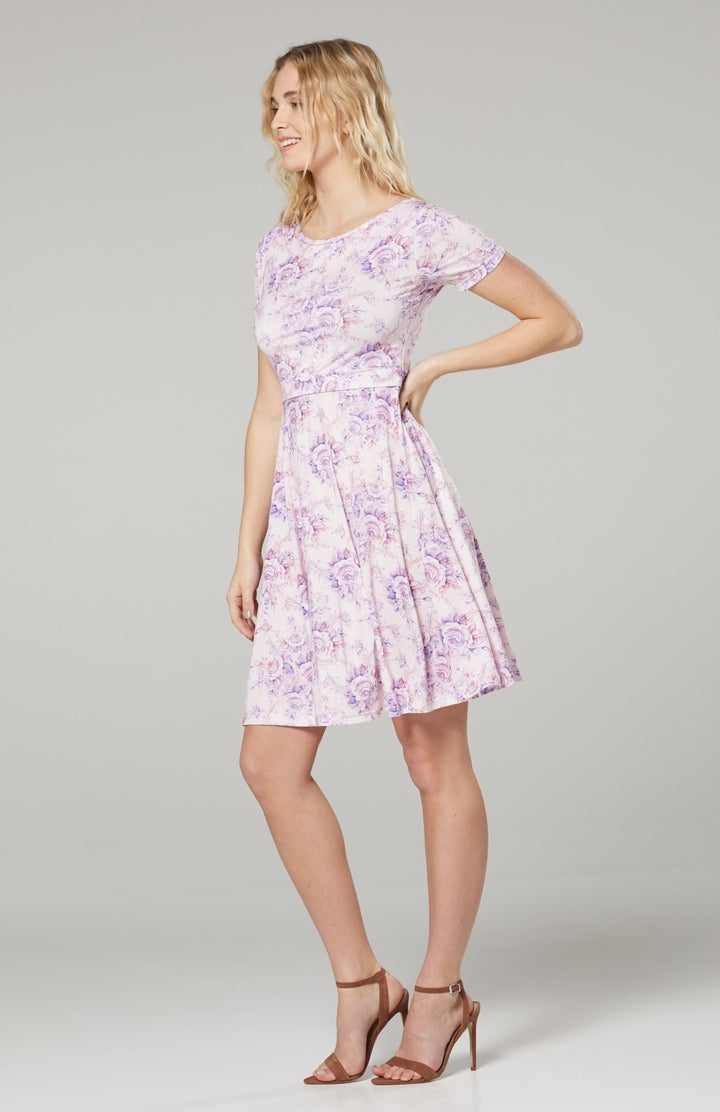 Maternity Flower Print Nursing Sumer Dress