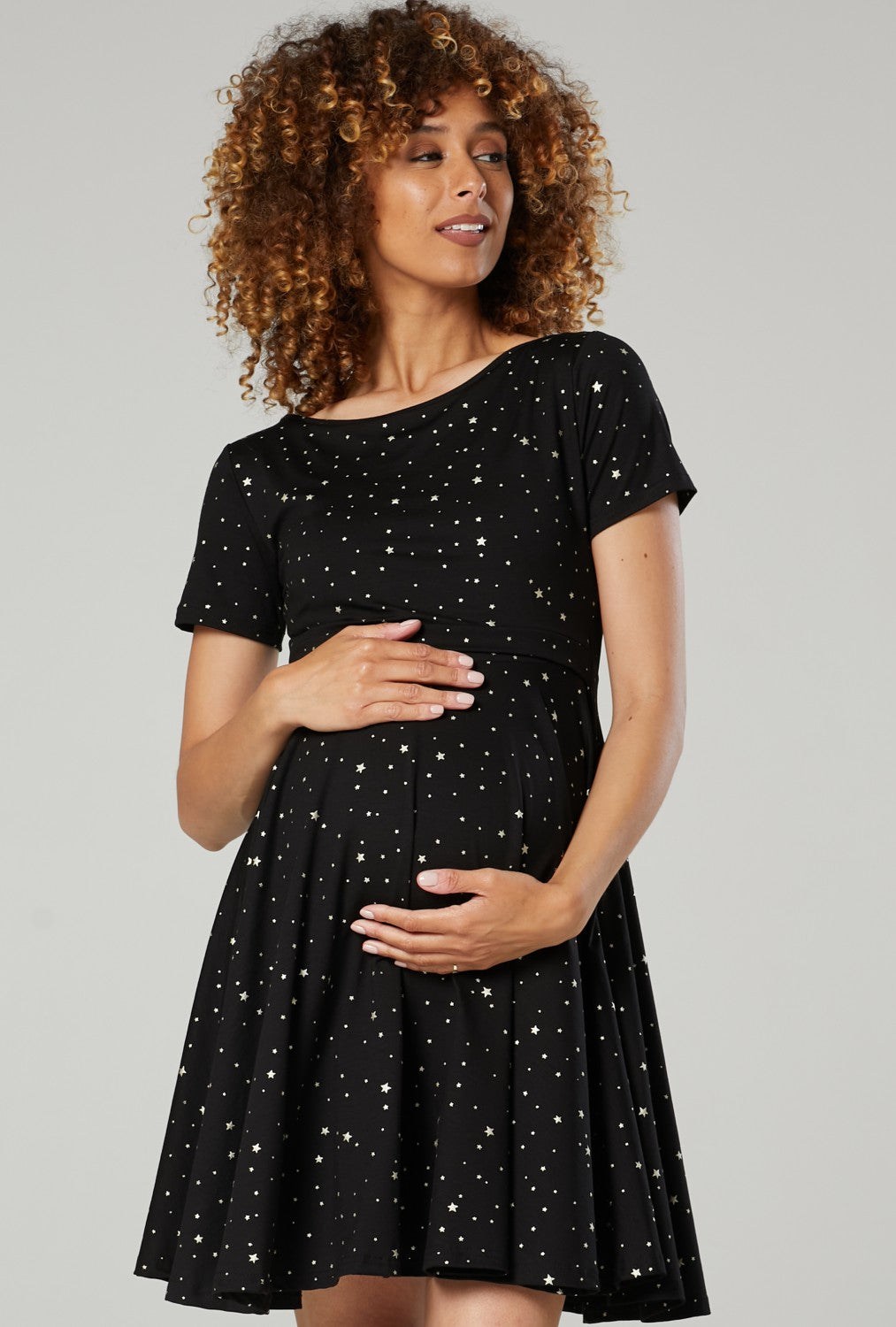 Maternity Skater Summer Nursing Dress