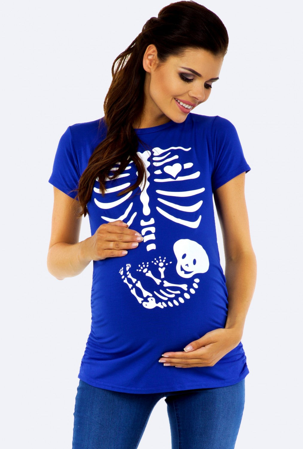 Baby Skeleton Maternity Top