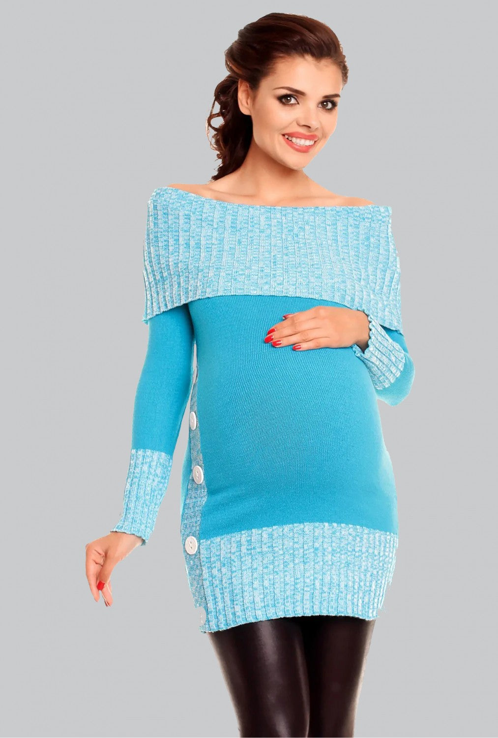 Maternity Knitted Jumper Dress