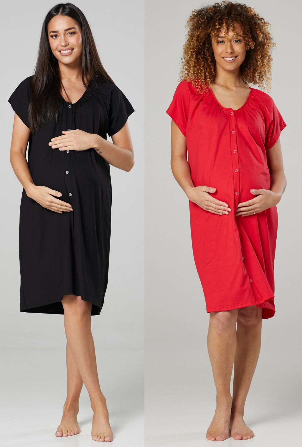 Maternity Breastfeeding Nightdress for Labour – Happy Mama