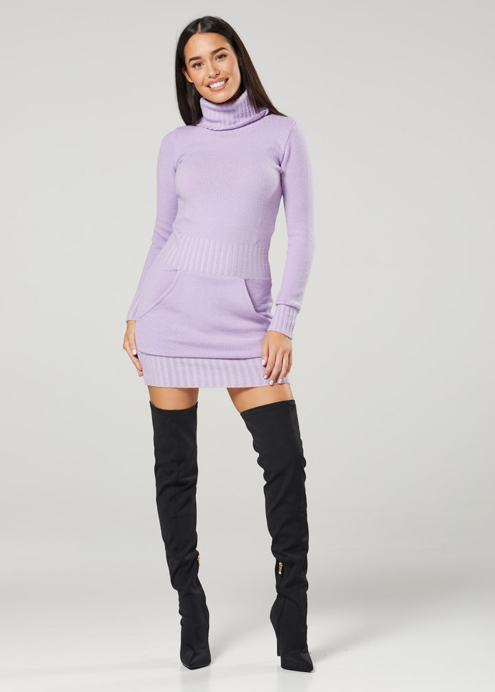 Roll Neck Maternity Mini Dress