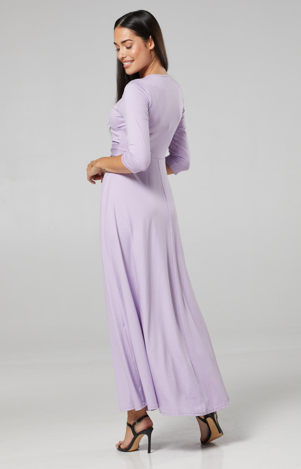 Lilac maxi outlet dress casual