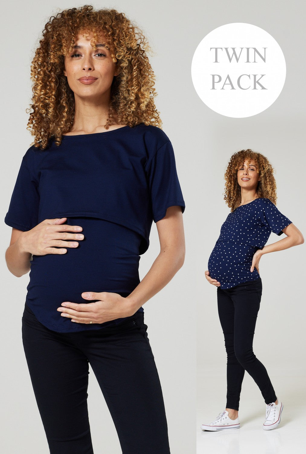 Two Pack - Maternity & Nursing Tee