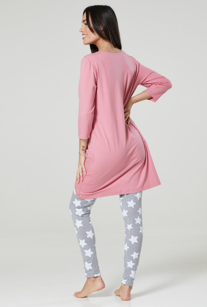 Maternity Nursing Loungewear PJ Set