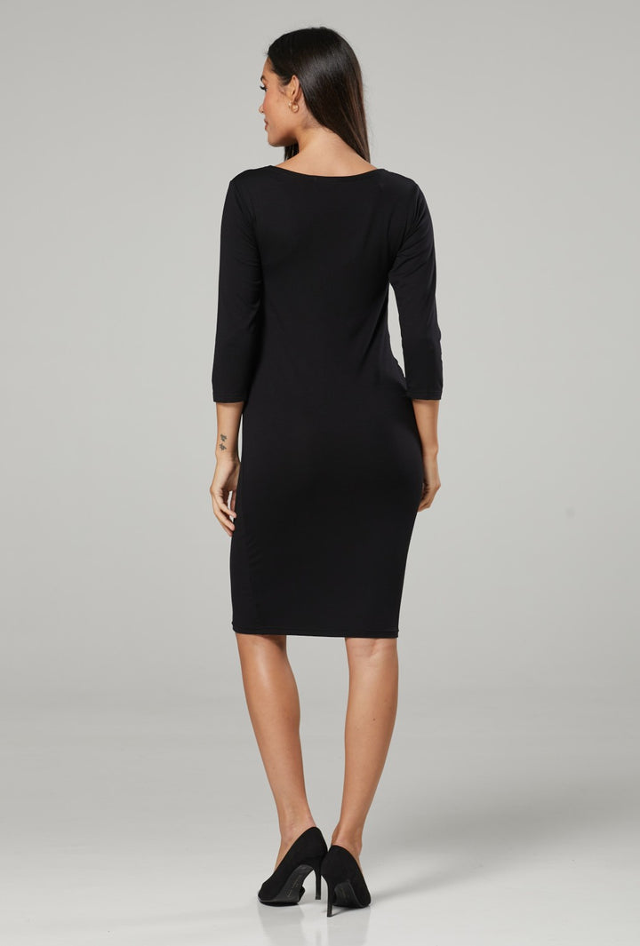 Maternity Breastfeeding Bodycon Jersey Dress