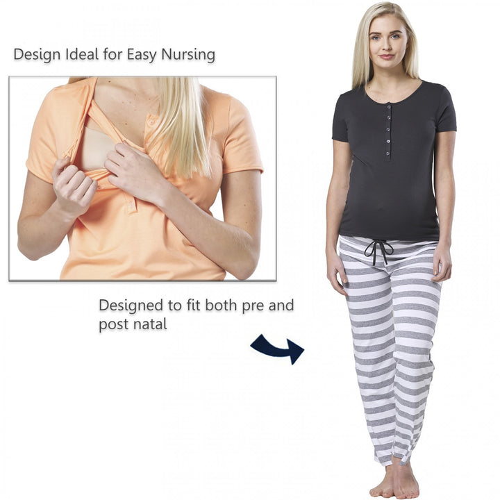 Maternity Nursing Pyjama Set