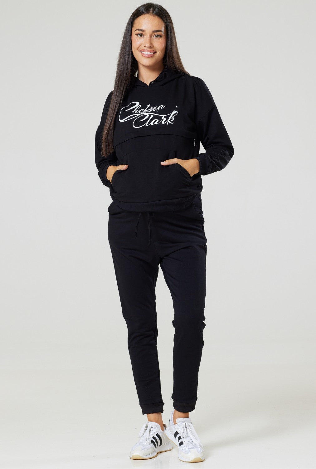 Maternity Tracksuit with White Logo