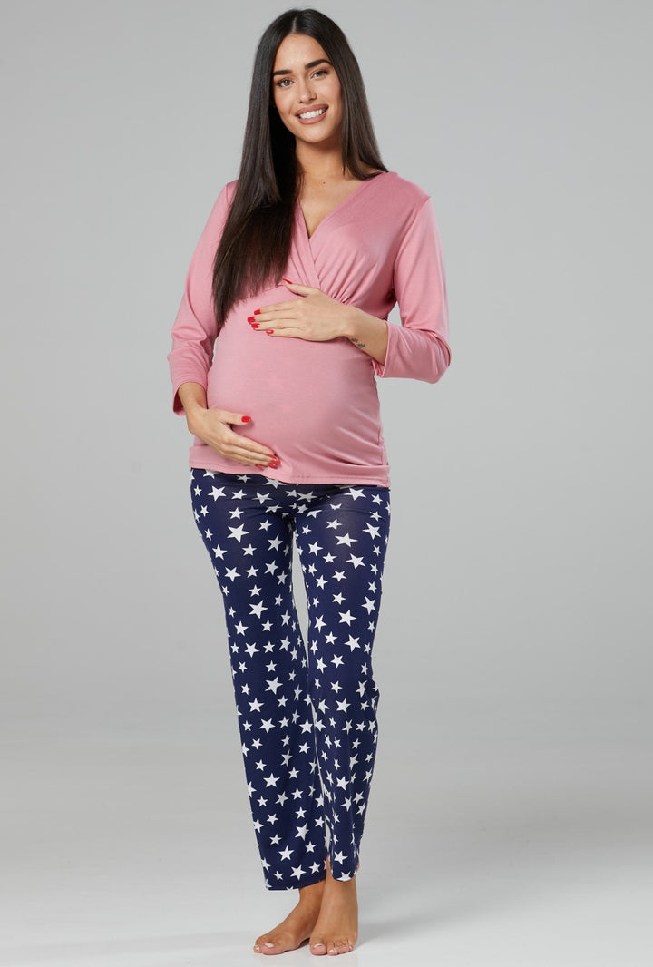 Maternity Breastfeeding Pyjama Lounge Set