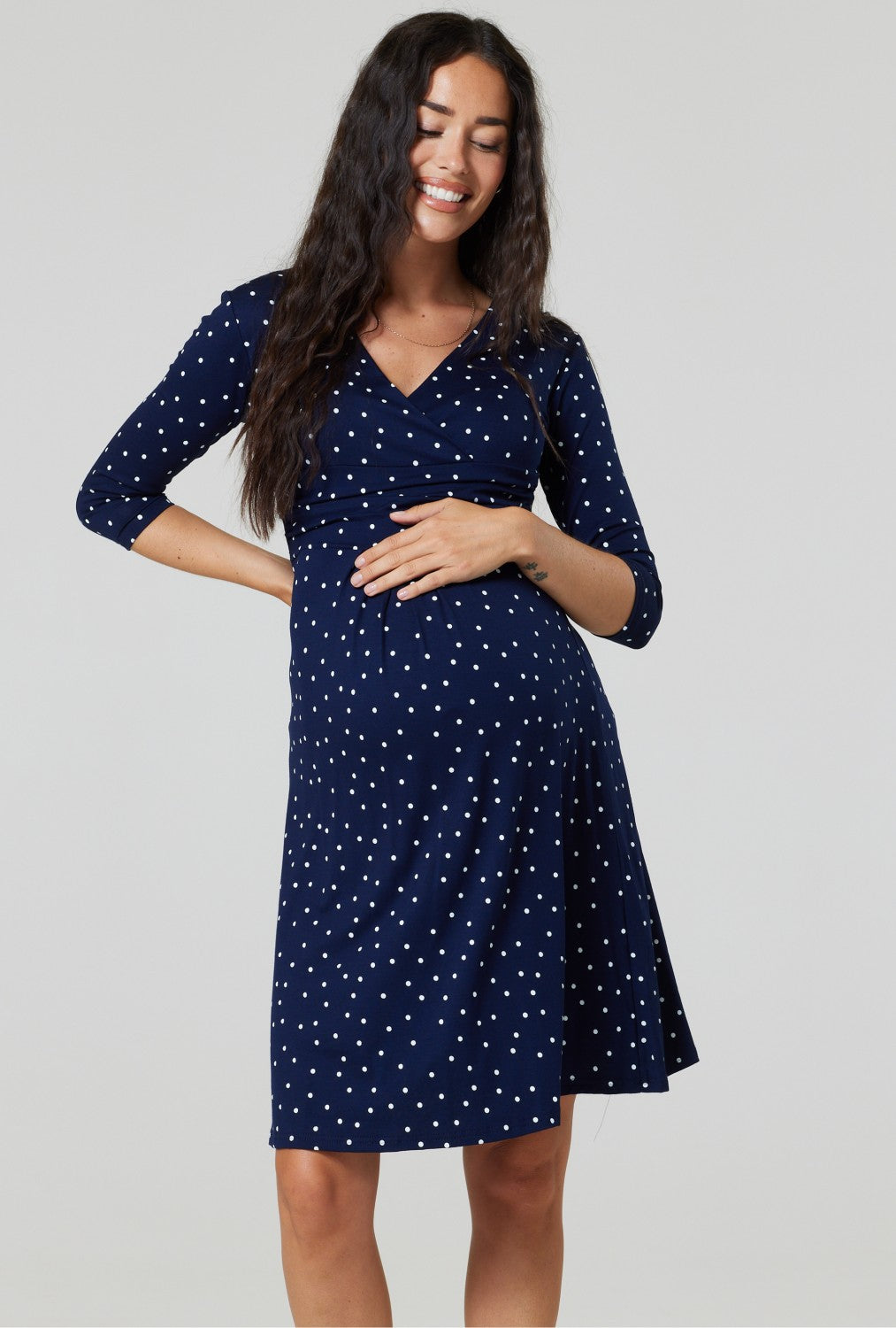 Maternity-dress, Dark Blue