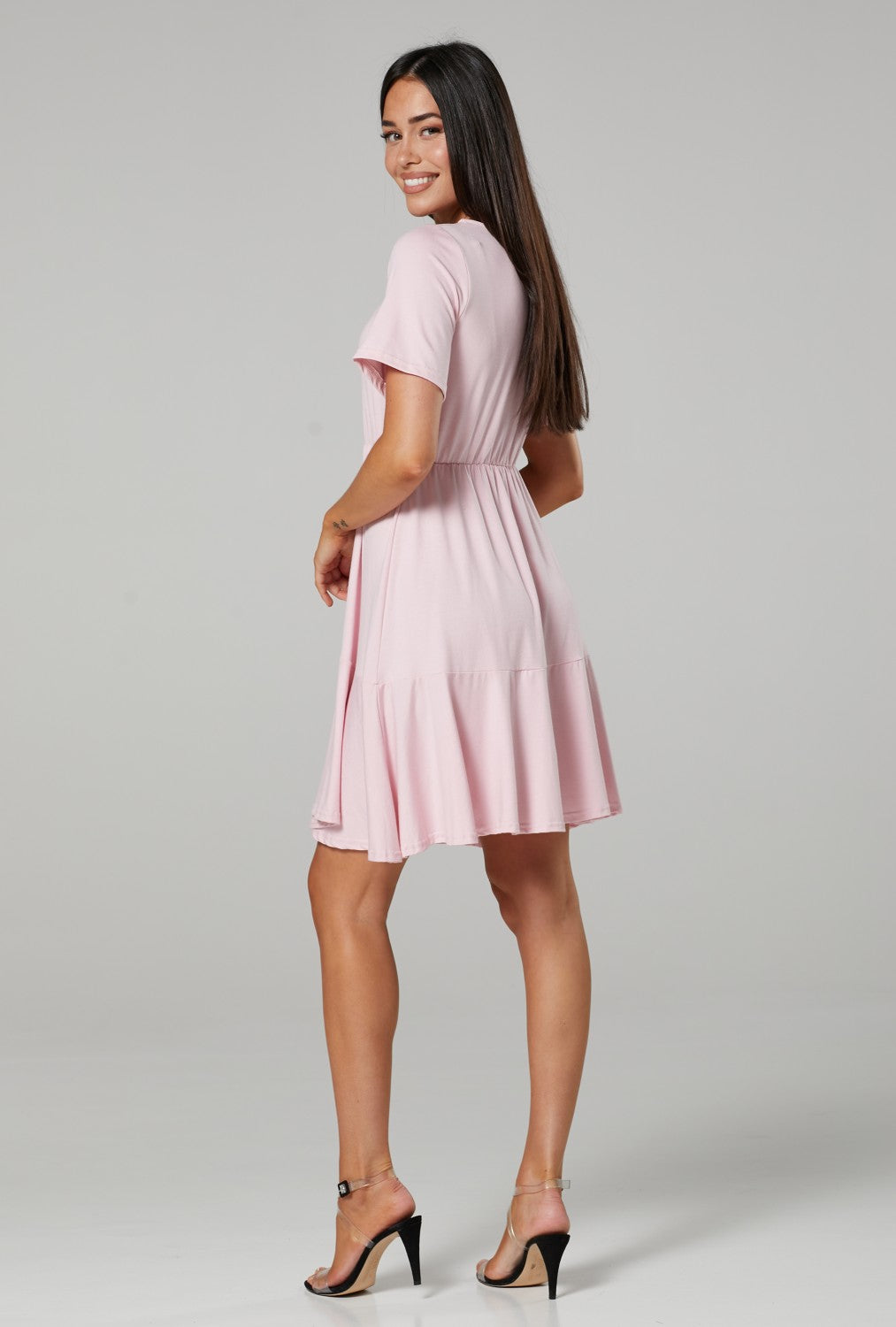 Maternity Smock Jersey Mini Dress