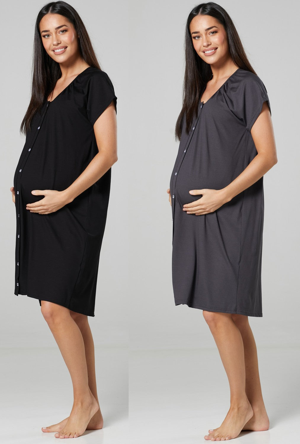 2Pack - Maternity & Nursing Labour Nightdress
