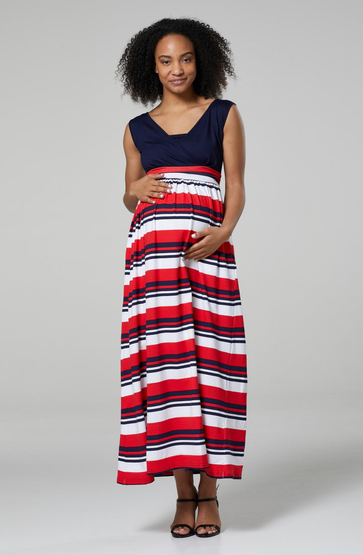 Maternity Nursing Maxi Dress