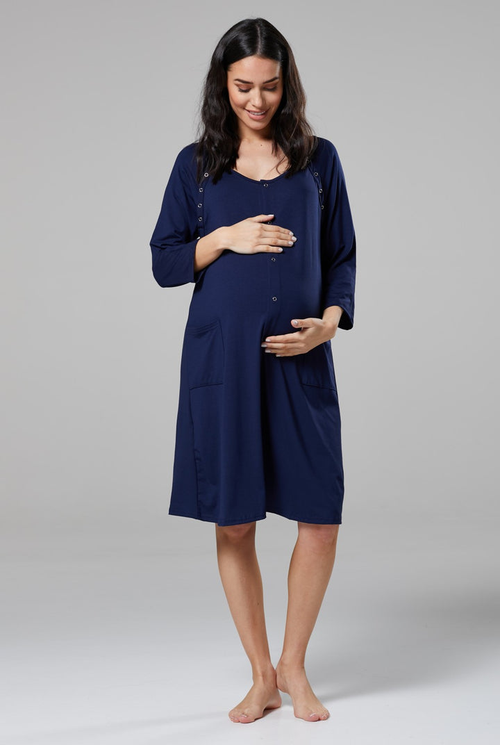 Maternity Skin to Skin Labor Gown