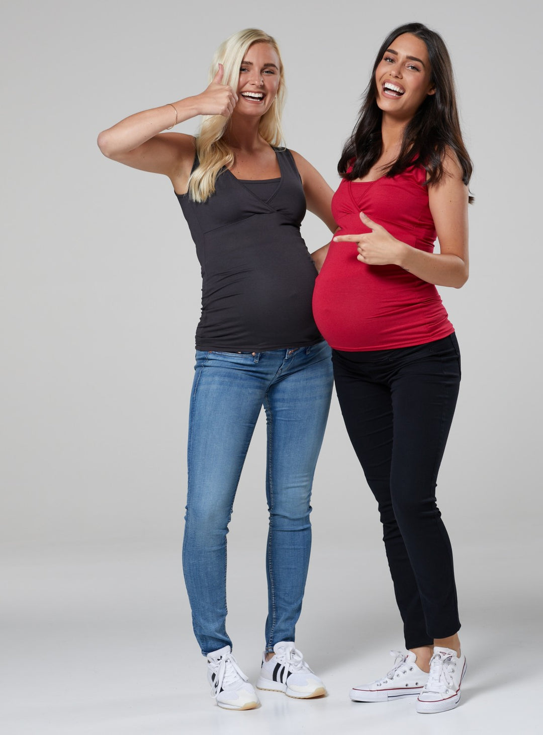 Maternity Sleeveless 2-PACK Nursing Tops